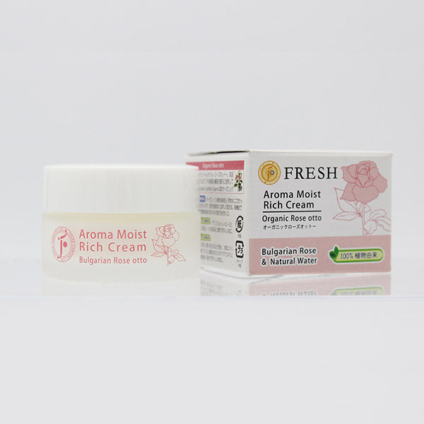 Aroma Moisture Rich Cream Rose Otto, 30g, Organic Rose Otto