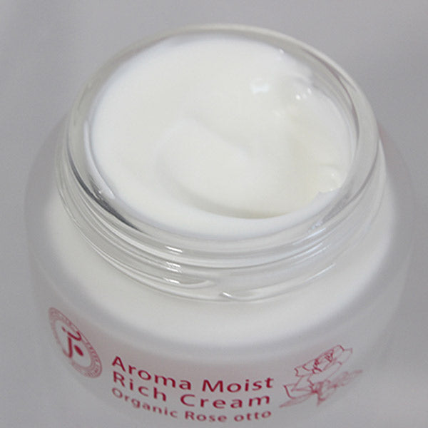 Aroma Moisture Rich Cream Rose Otto, 30g, Organic Rose Otto