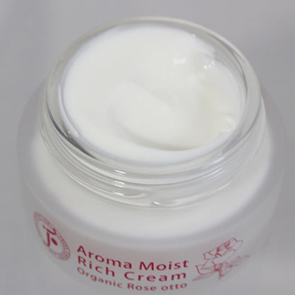 Aroma Moisture Rich Cream Rose Otto, 30g, Organic Rose Otto