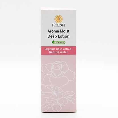 Aroma Moist Deep Lotion Rose Otto, 100ml, Organic Rose Otto