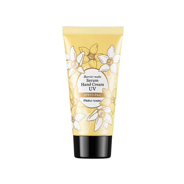 REIKO KAZKI Barrier Make Serum Hand Cream UV SPF13 PA+ (Yuzu Scent), 50g