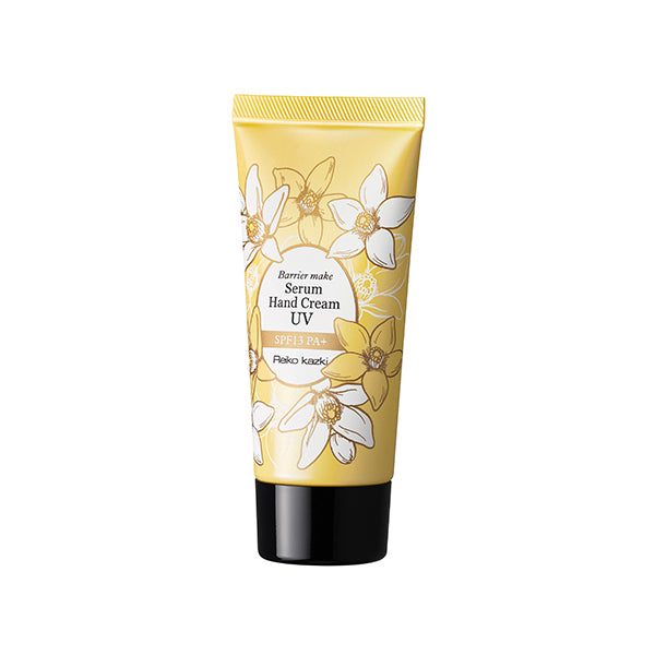 REIKO KAZKI Barrier Make Serum Hand Cream UV SPF13 PA+ (Yuzu Scent), 50g