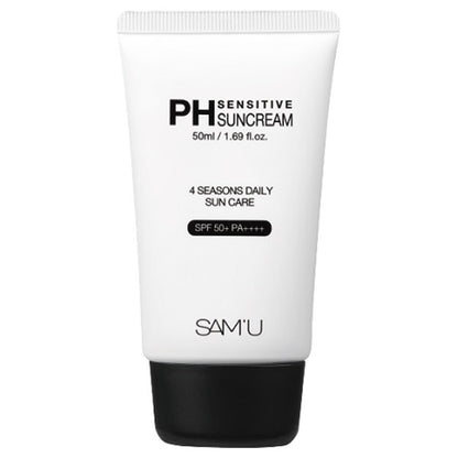 PH Sensitive Sun Cream, SPF50+ PA++++, Bottle, Box, 50ml