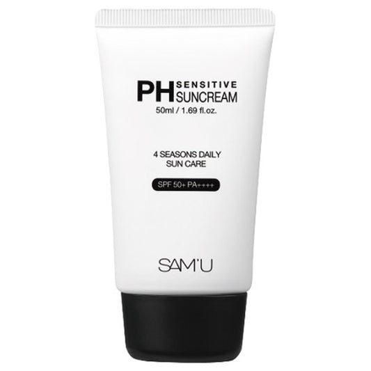 PH Sensitive Sun Cream, SPF50+ PA++++, Bottle, Box, 50ml