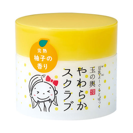 Soy Milk Yogurt Pack Tama no Koshi Soft Scrub, 100g, Yuzu