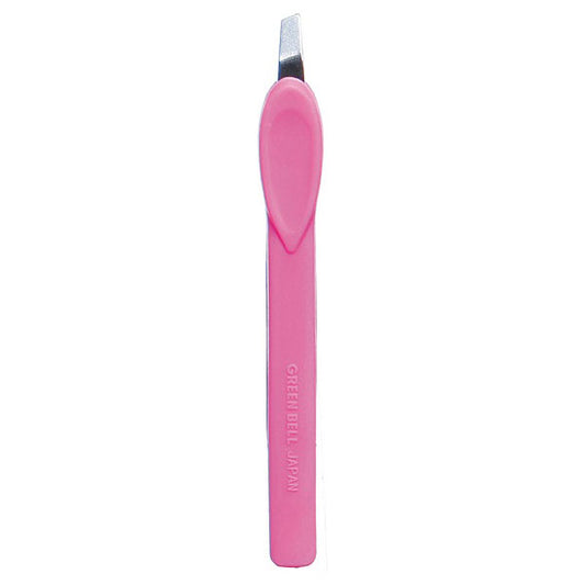 Angled Tweezers with Rubber Grip