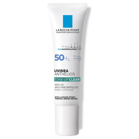 La Roche-Posay UV Idea XL Protection Tone-Up Clear SPF50 (Clear, Fragrance-Free)