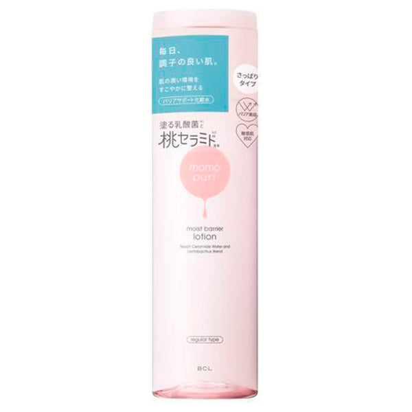momopuri Moist Barrier Lotion R (Peach), 200ml