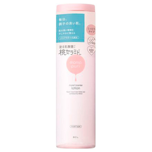 momopuri Moist Barrier Lotion M (Peach), 200ml