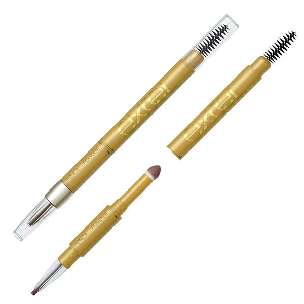 excel Powder & Pencil Eyebrow EX, PD14 Mauve Brown
