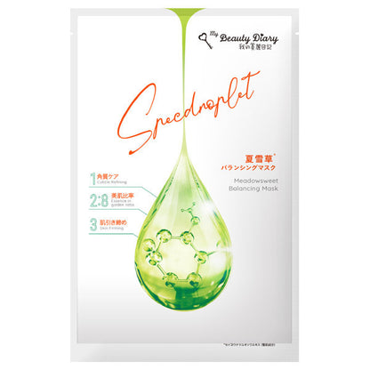 My Beauty Diary Summer Snow Grass Balancing Mask, 23ml x 3 sheets