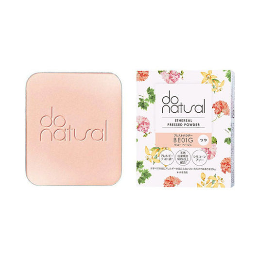 do natural Ethereal Pressed Powder SPF10 PA++ Refill (BE01G Glow Beige)
