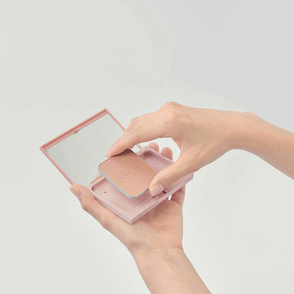 do natural Powder Compact Case (BK02 Black)