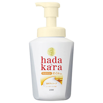 Hadakara Body Soap, Foaming Oil-in Type, Rose Garden Scent, 530ml