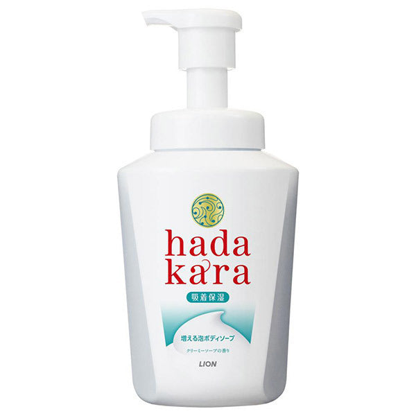 Hadakara Foam Type Creamy Soap Scent, 550ml, Creamy Soap