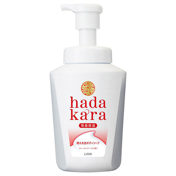 hadakara hadakara body soap foam type floral bouquet scent, 550ml, floral bouquet