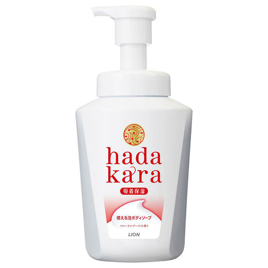 hadakara hadakara body soap foam type floral bouquet scent, 550ml, floral bouquet