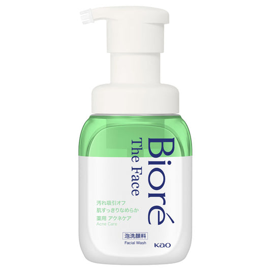Biore The Face Foaming Facial Cleanser Acne Care, 200ml