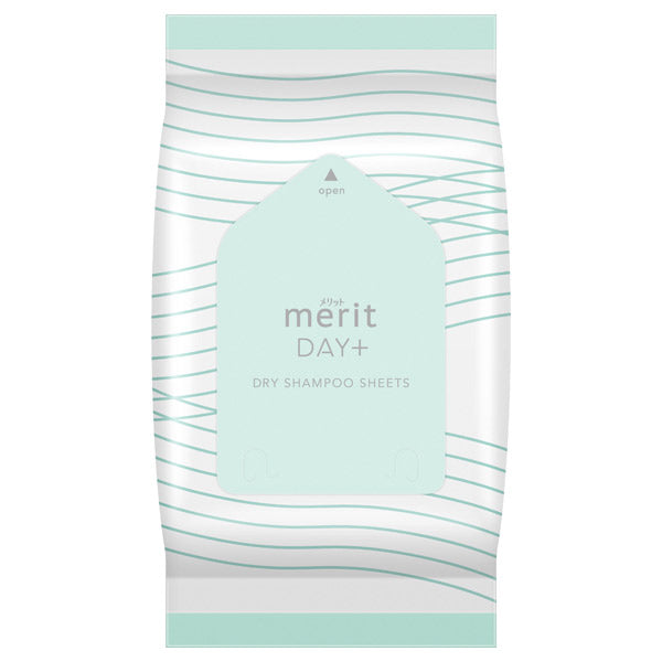 merit Merit Day Plus Dry Shampoo Sheets, 12 sheets, Verbena & Lemon scent