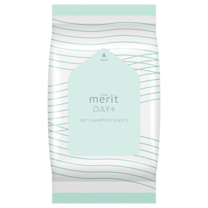 merit Merit Day Plus Dry Shampoo Sheets, 12 sheets, Verbena & Lemon scent