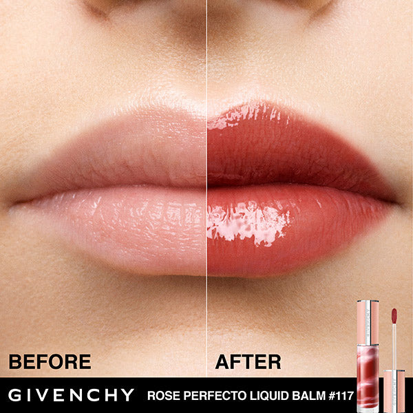 GIVENCHY Rose Perfect Liquid Lip Balm (No.117 Chill Brown)
