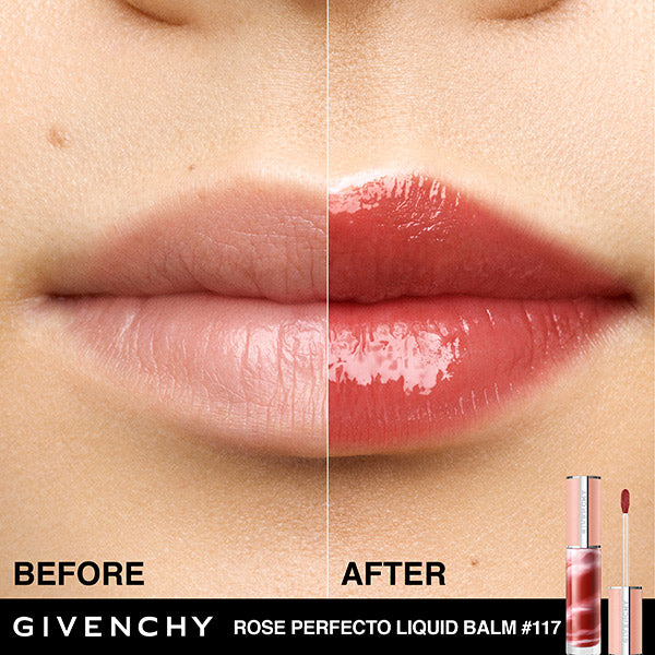 GIVENCHY Rose Perfect Liquid Lip Balm (No.117 Chill Brown)