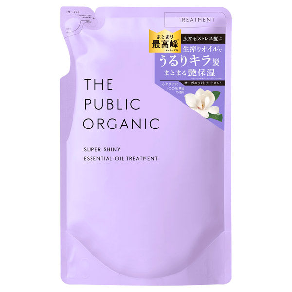 The Public Organic Super Shiny SM Hair Treatment Refill, 400ml