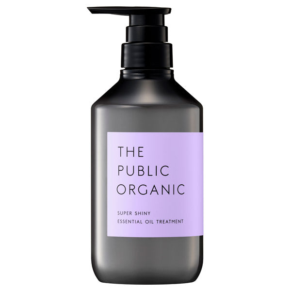 The Public Organic Super Shiny SM Hair Treatment, 480ml, Bergamot Essential Oil x Magnolia Essential Oil