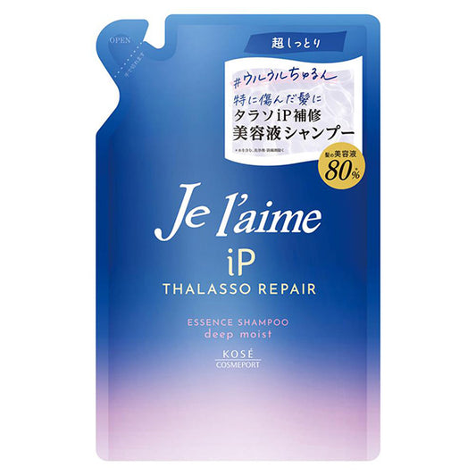 Je l'aime iP Thalasso Repair Repairing Beauty Serum Shampoo (Deep Moist) Refill, 340ml (Citrus White Floral)