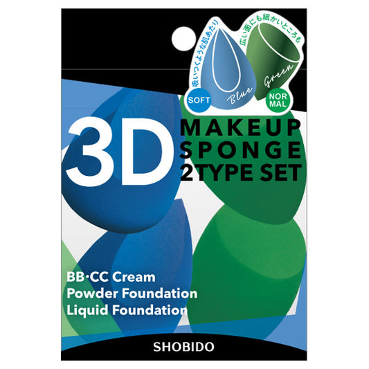 SHOBIDO 3D Sponges, 4 Pack