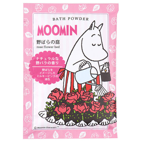 Global Product Planning Moomin Bath Powder Wild Rose Garden, 35g