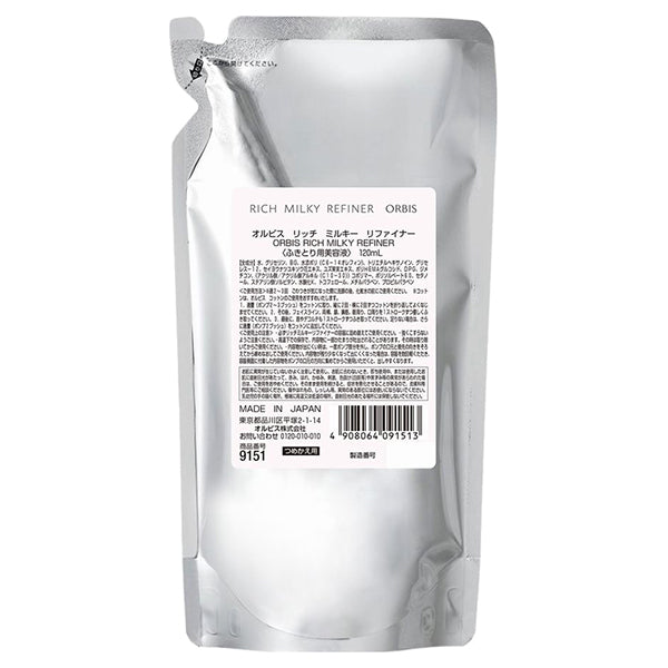 ORBIS Rich Milky Refiner, Refill, 120ml (Refill)