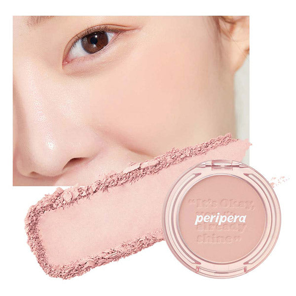 PERIPERA Brushed Sunshine Cheek, 07 Milky Peach Yogurt Munching