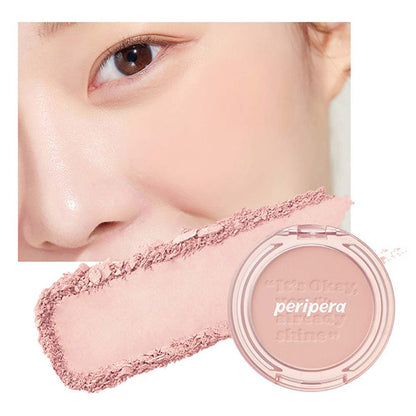PERIPERA Brushed Sunshine Cheek, 07 Milky Peach Yogurt Munching