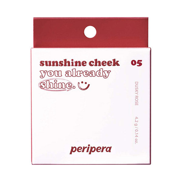 PERIPERA Brushed Sunshine Cheek, 05 Dusky Rose Chat Time