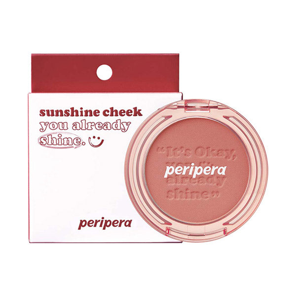 PERIPERA Brushed Sunshine Cheek, 05 Dusky Rose Chat Time