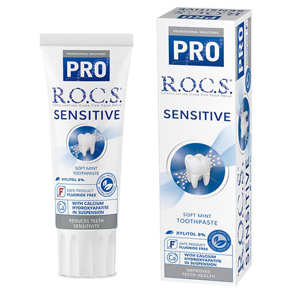R.O.C.S. PRO Sensitive Toothpaste (Soft Mint), 94g