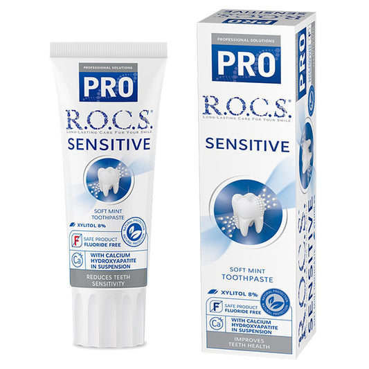 R.O.C.S. PRO Sensitive Toothpaste (Soft Mint), 94g