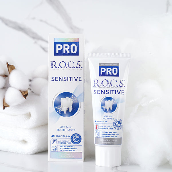 R.O.C.S. PRO Sensitive Toothpaste (Soft Mint), 94g