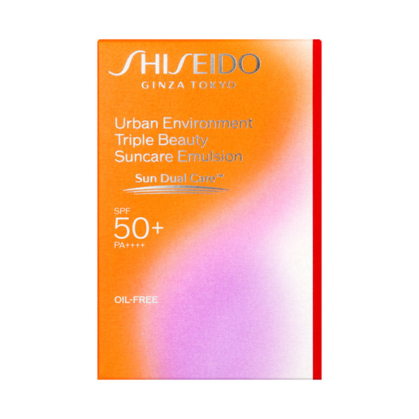SHISEIDO Suncare Urban Triple Beauty Suncare Emulsion, SPF50+ PA++++, 30ml