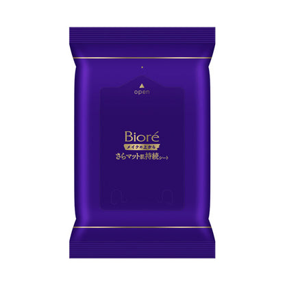 Biore A sheet that keeps your skin looking smooth and matte even over makeup, 30 sheets, Fragrance-free
