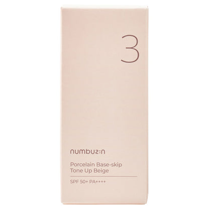 numbuzin No. 3 No-foundation ceramic skin tone-up cream, SPF50+ PA++++, 50ml