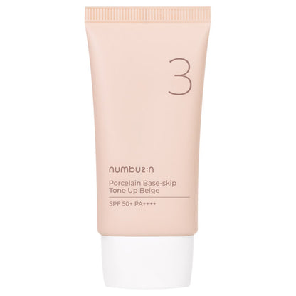numbuzin No. 3 No-foundation ceramic skin tone-up cream, SPF50+ PA++++, 50ml