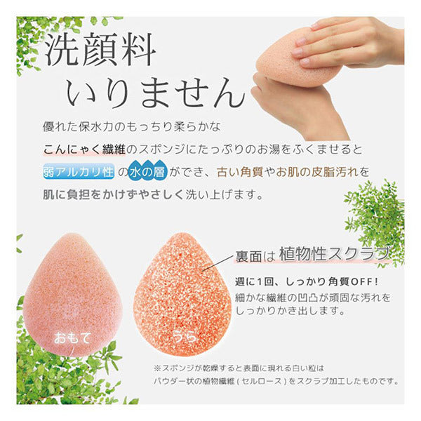 BIANCA Konjac Sponge (Pink Clay)