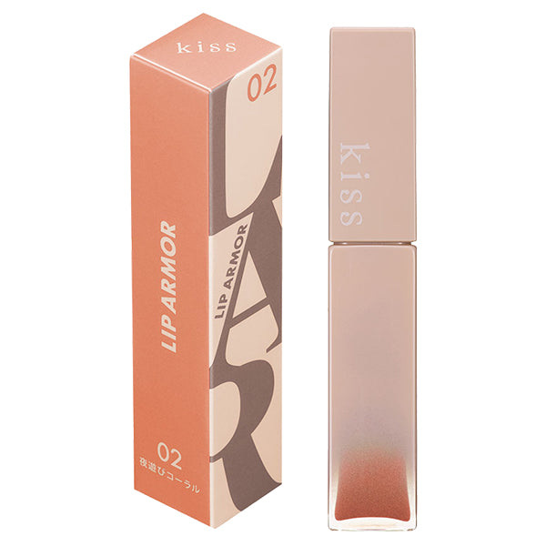 KiSS Lip Armor, 02 Night Out Coral, 5g