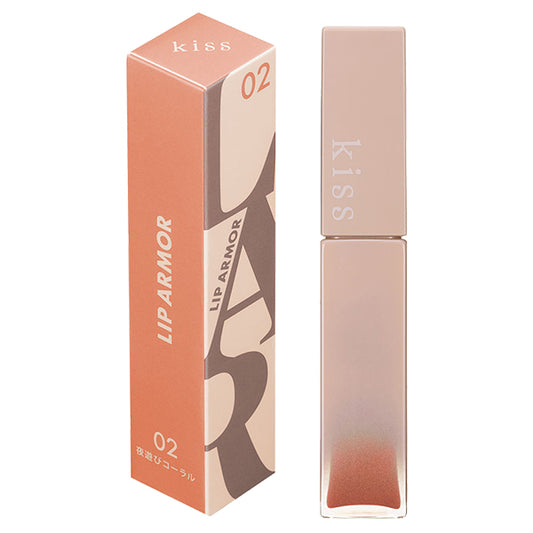 KiSS Lip Armor, 02 Night Out Coral, 5g