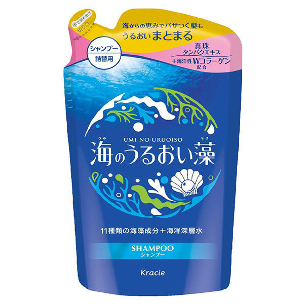 Umi no Uruoi Mo Moist Care Shampoo Refill, 400ml