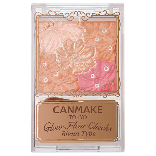 Canmake Glow Fleur Cheeks Blend (B01 Cotton Coral)