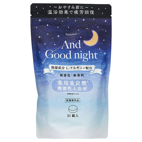 And Goodnight Medicated Bath Additive (Bicarbonate), L 15g x 21 tablets, Moisturizing