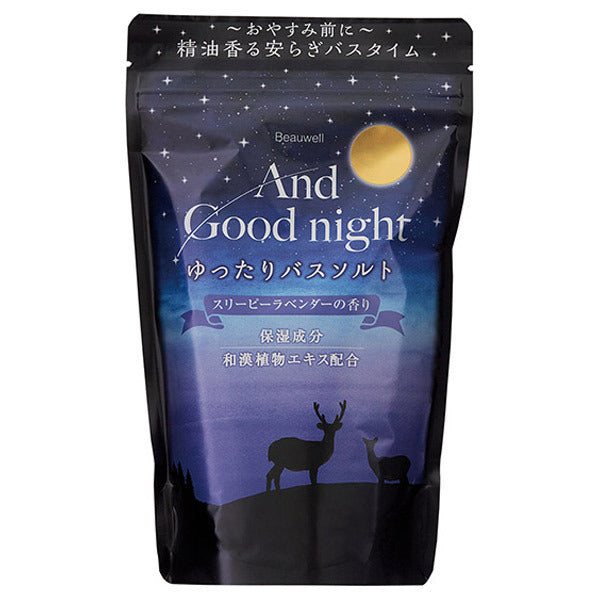And Goodnight Relaxing Bath Salts, L.560g, Moisturizing, Sleepy Lavender